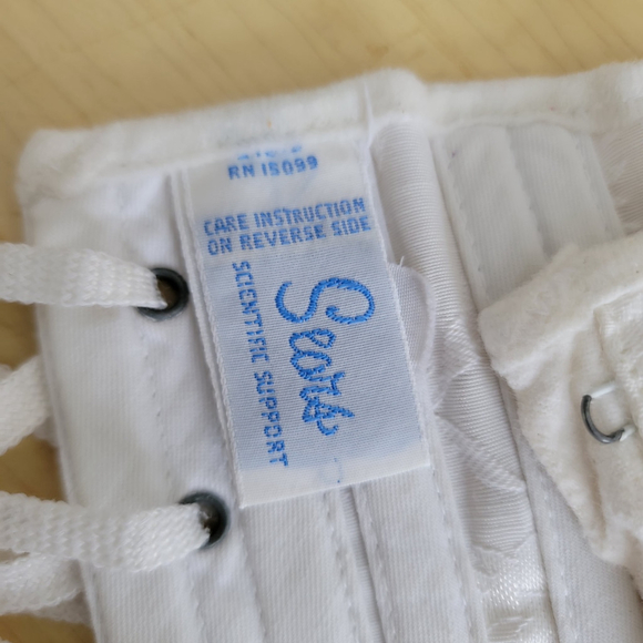 Vintage Sears Fan Corsette Gorgeous Lace Up Waist Trainer Support Cosplay - Picture 13 of 16